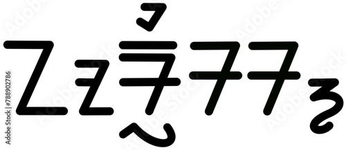 Illustration vector graphic of the name Norris, sundanese script, unique font. Great for printing on your personal items