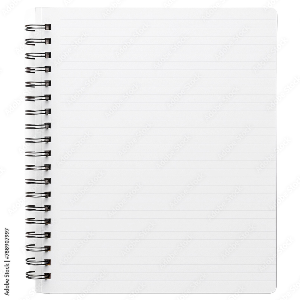 blank notebook PNG