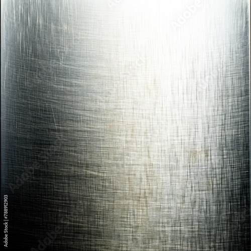 Metallic background or texture of brushed aluminum plate.