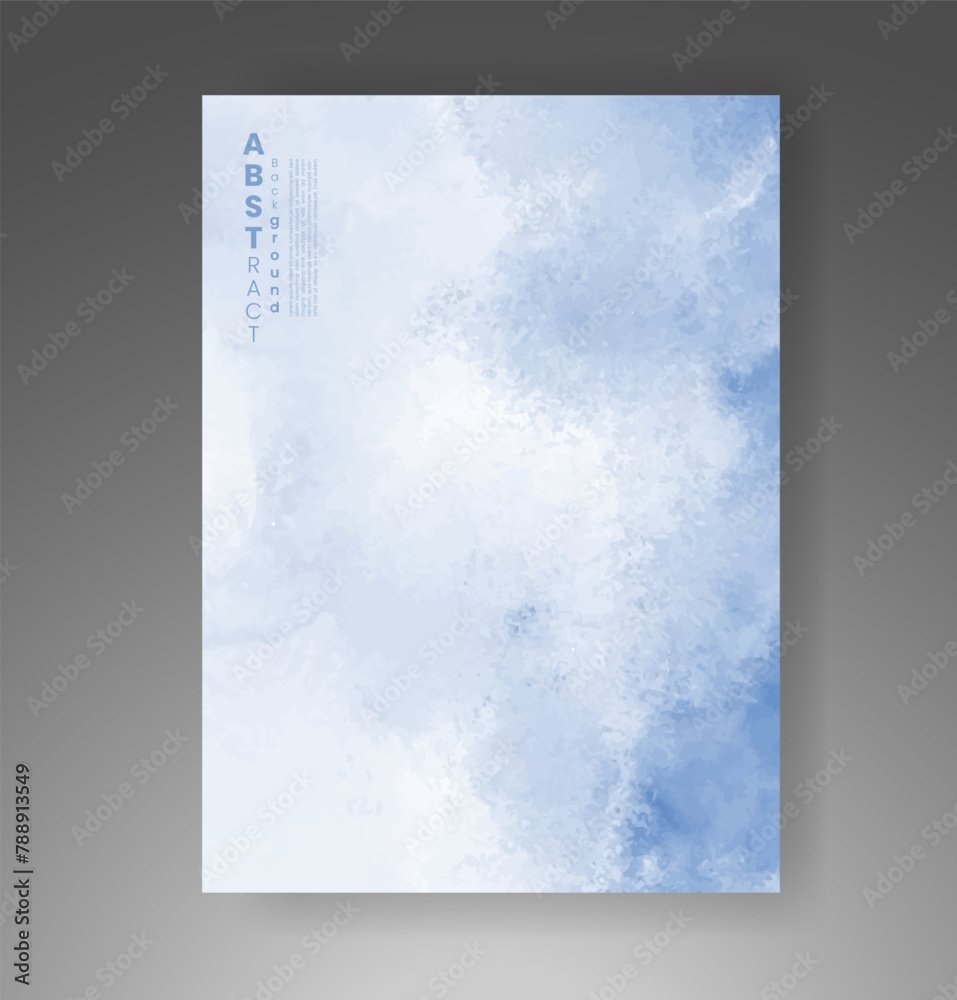 Cards with watercolor background. Design for your cover, date, postcard, banner, logo.