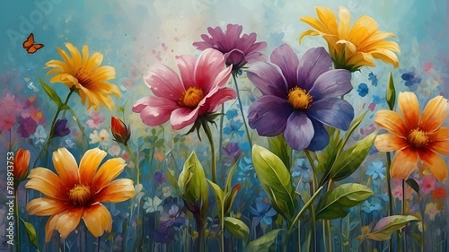 flowers in the garden