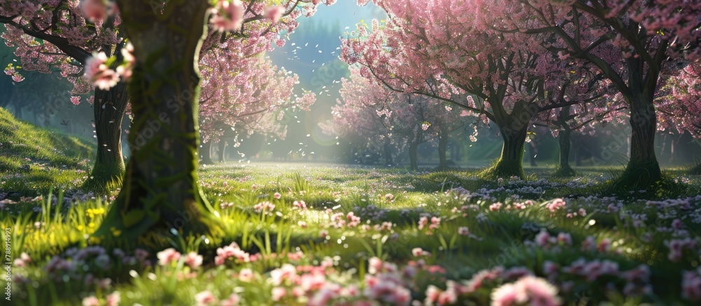 background of spring