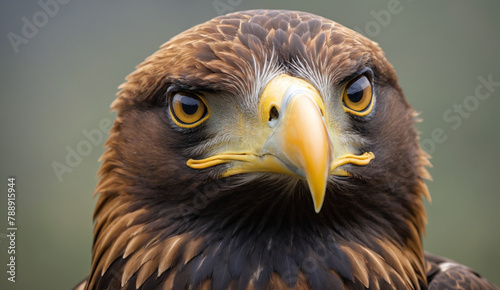 close up of a eagle, detailed