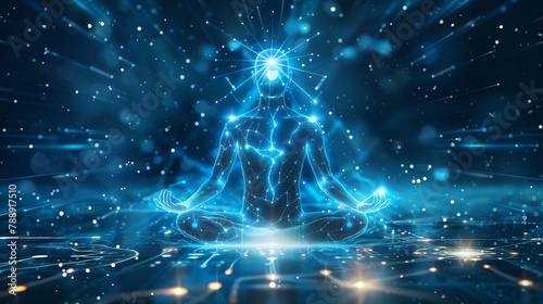Braincomputer interfaces developed to facilitate deeper meditation and spiritual connection through direct neural stimulation photo