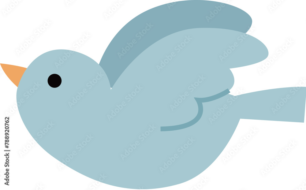 Flying little bird Flying little bird