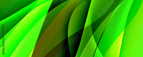 A closeup shot of a symmetrical pattern in shades of green and brown, resembling a macro photo of grass or leaf, creating an abstract terrestrial plant art