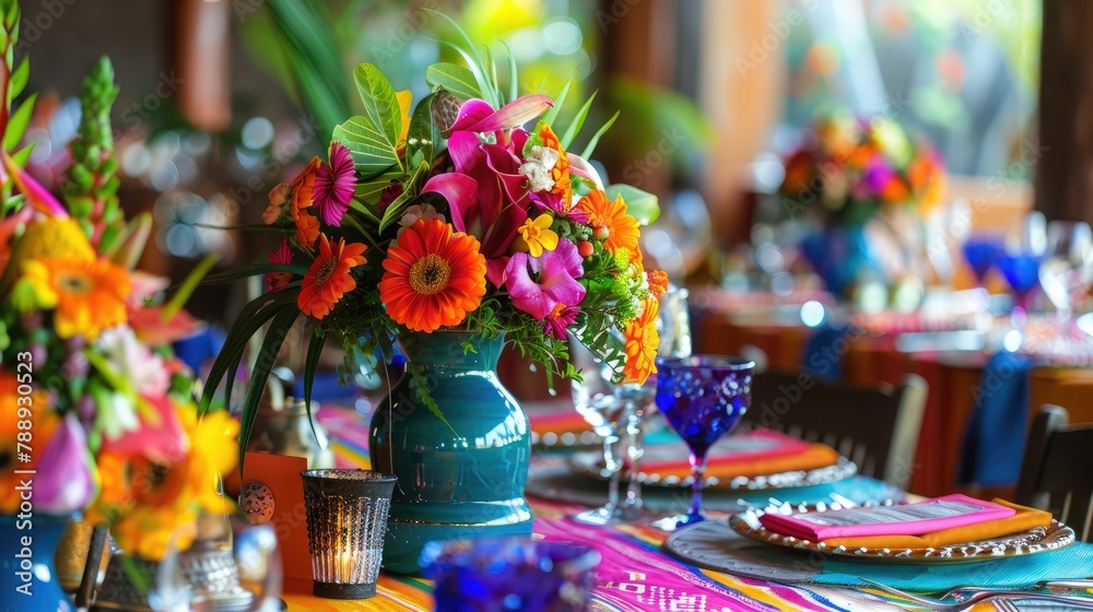 Vibrant and festive table decor to brighten up your Fiesta celebration