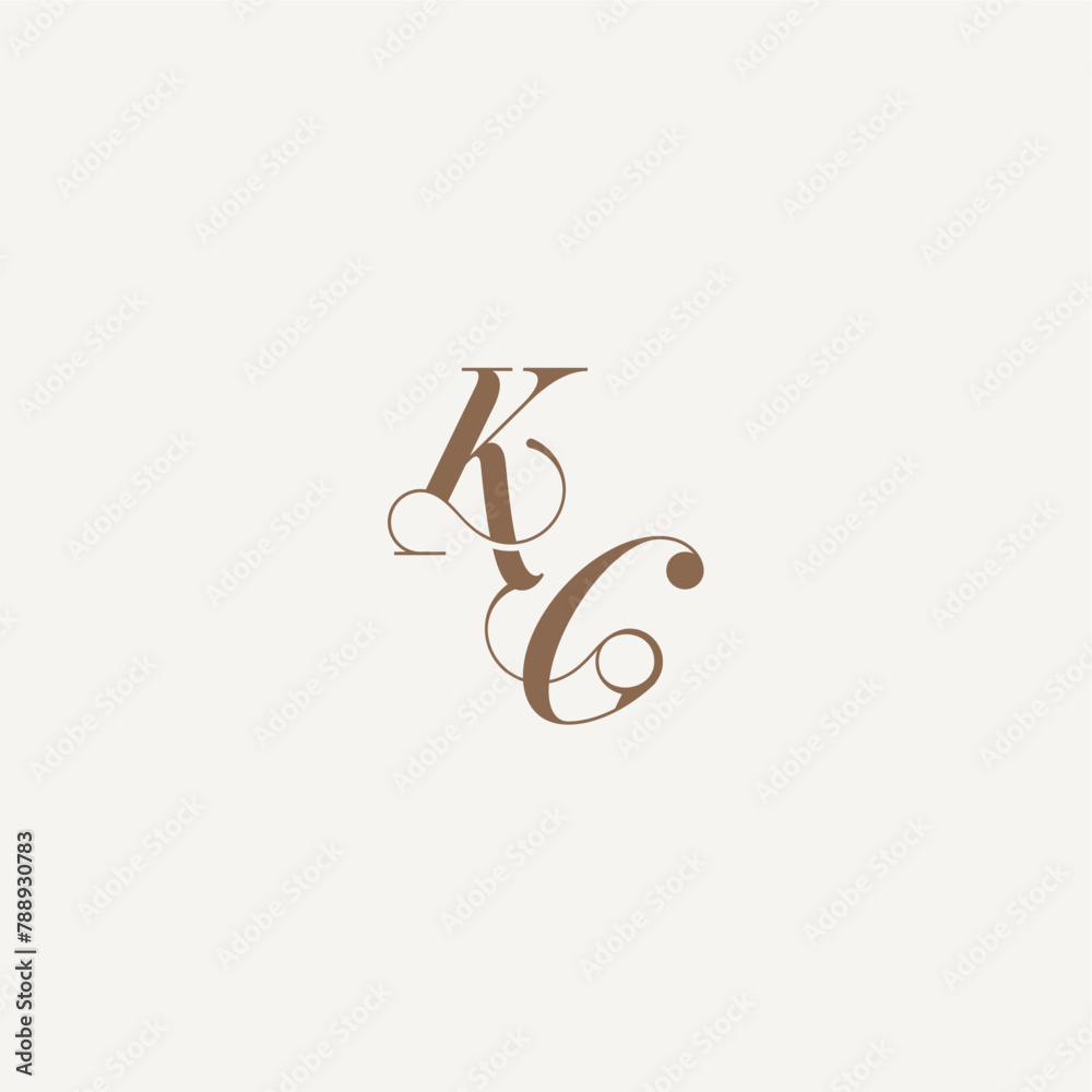 Luxury and Elegant initial monogram logo letter wedding concept design ideas KG Luxury and Elegant initial monogram logo letter wedding concept design ideas KG