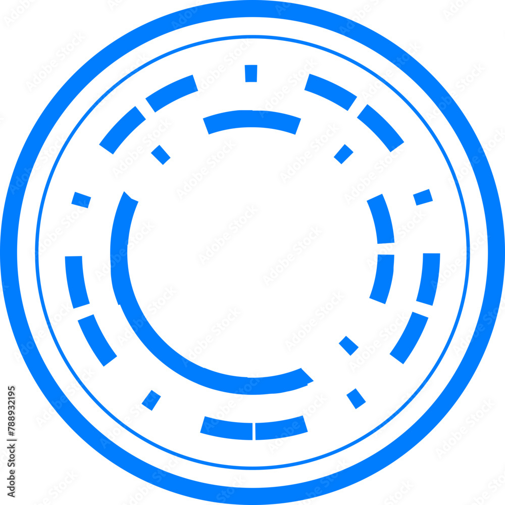 Circle Futuristic Frame Circle Futuristic Frame