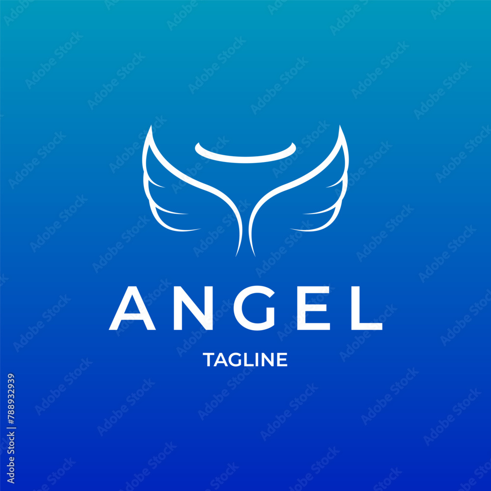 Angel Wings Logo Design for your business Angel Wings Logo Design for your business