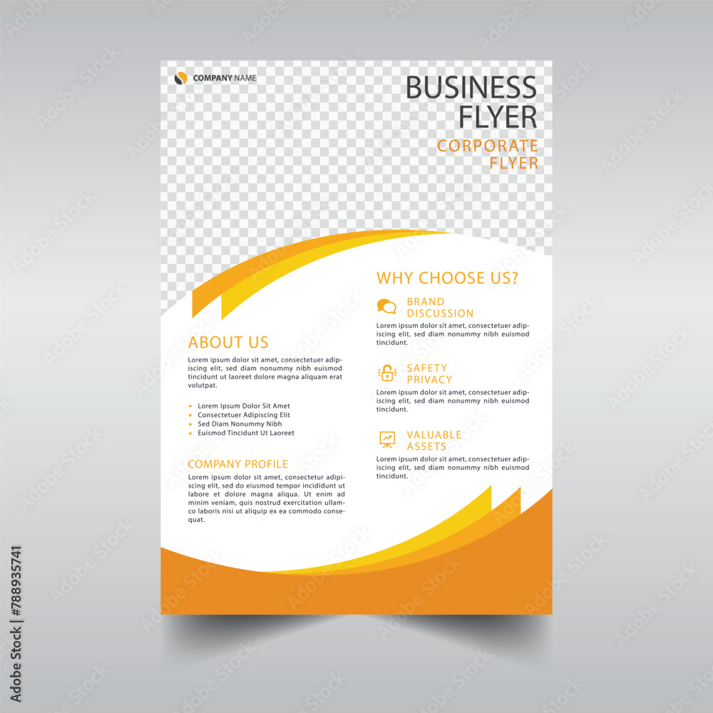 Corporate flyer design template Corporate flyer design template