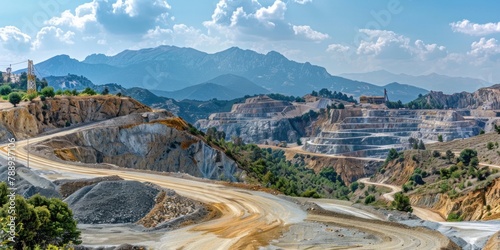 Skouriotissa copper mining industry in Cyprus