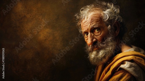  Saint Peter, apostle a foundational figure in early christianity and a central figure in catholic tradition photo