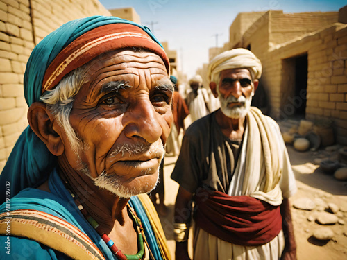 Old men from Ancient Egypt