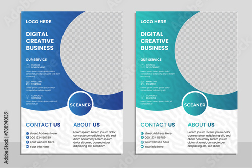 flayer design 2 set, corporate business flyer template design, business marketing flyer, digital marketing agency flyer, creative marketing agency flayer design
