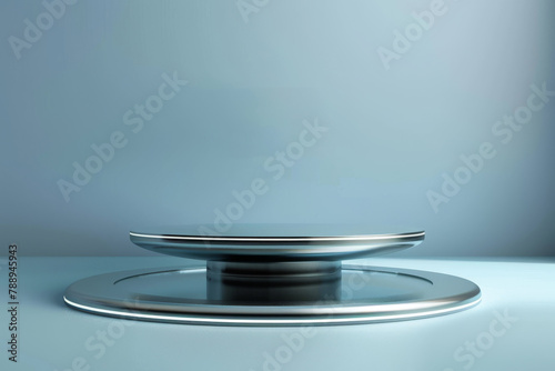 Sleek minimalist display wi...