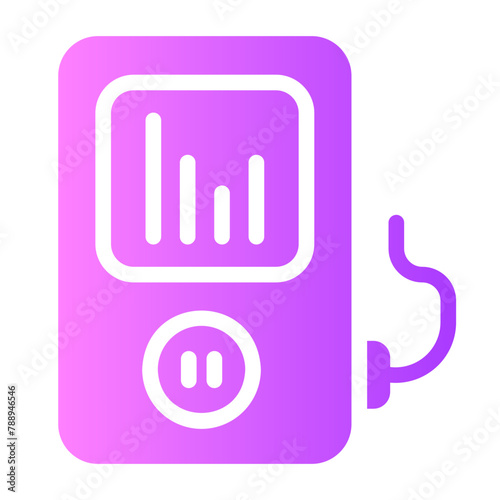mp3 player Gradient icon