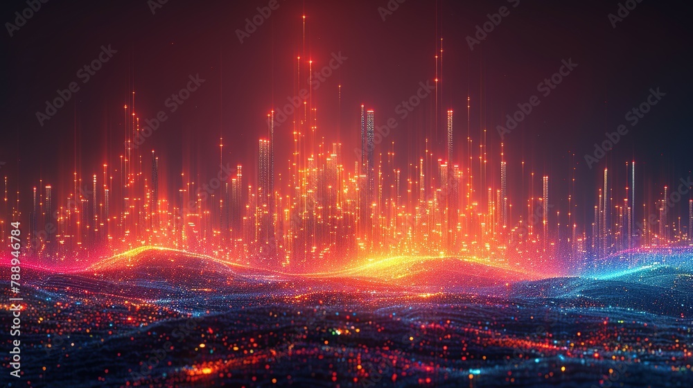A detailed bar graph showing real estate market trends over time, vibrant colors, clear labels, A detailed bar graph showing real estate market trends over time, vibrant colors, clear labels,