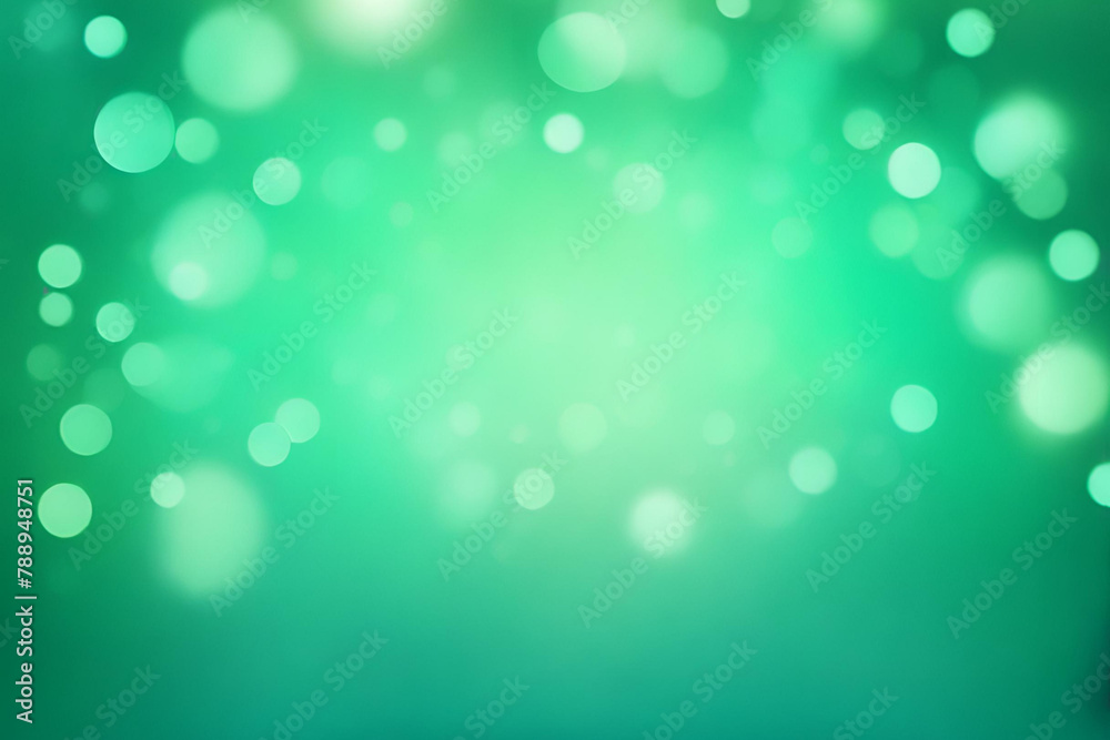 Aquamarine Green bokeh , a normal simple grainy noise grungy empty space or spray texture , a rough abstract retro vibe shine bright light and glow background template color gradient