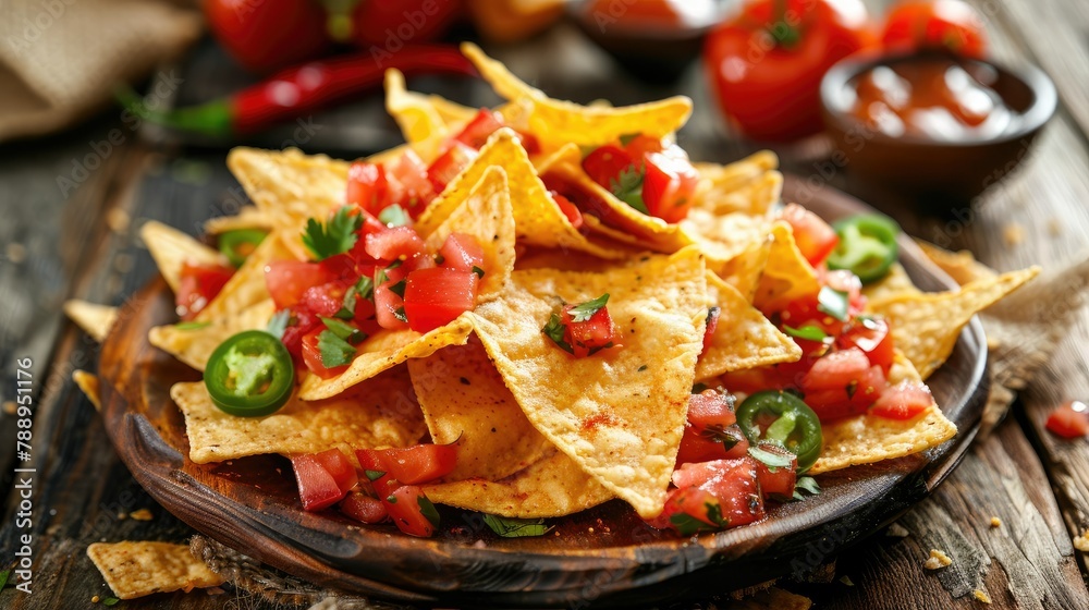 Nachos are a delightful and satisfying snack that never fails to please the taste buds Nachos are a delightful and satisfying snack that never fails to please the taste buds