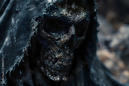 Unleashing the Dark Powers of Necromancy and Shadowcraft - A 3D Render © lertsakwiman