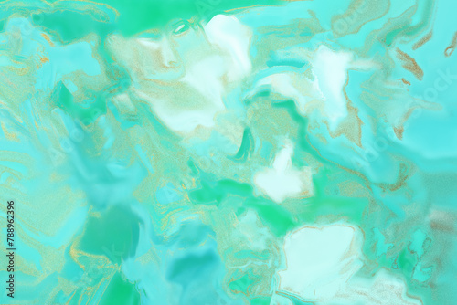 Colorful marble Texture with Gold Glitter, color flowing art designed for wallpaper, clothing, carpet, curtain, and home decoration.