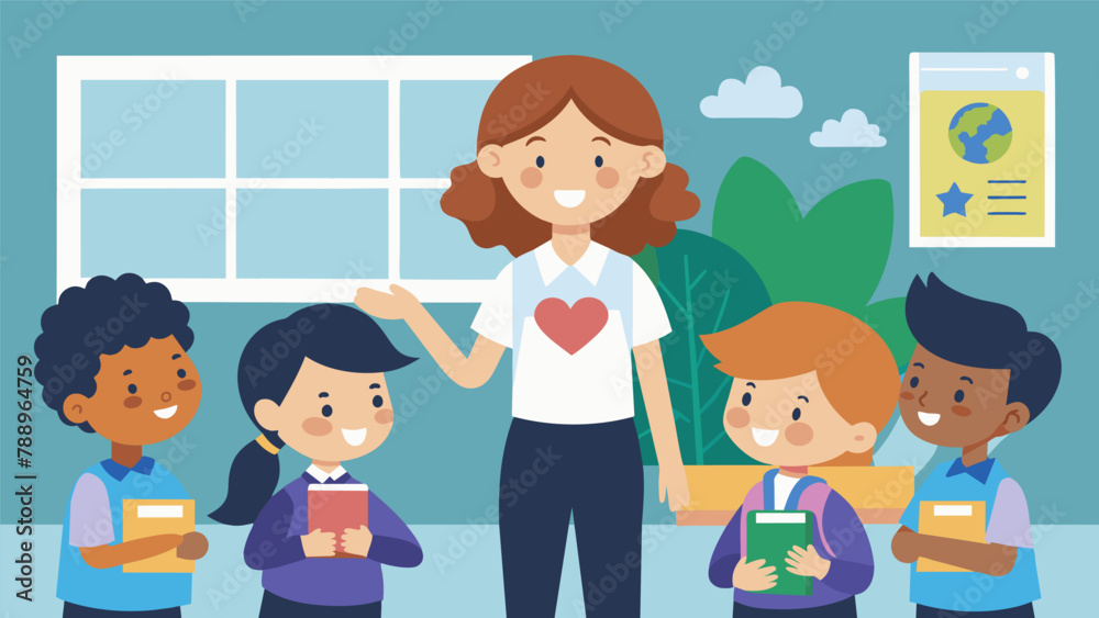 A group of student ambassadors visit local elementary schools to create interactive and engaging presentations on the importance of kindness A group of student ambassadors visit local elementary schools to create interactive and engaging presentations on the importance of kindness