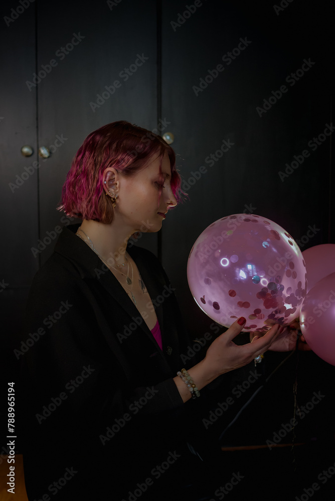 Naklejka premium person with a wand