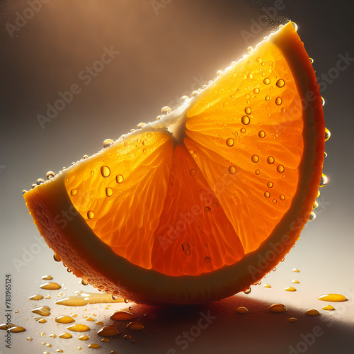 die strahlende orange