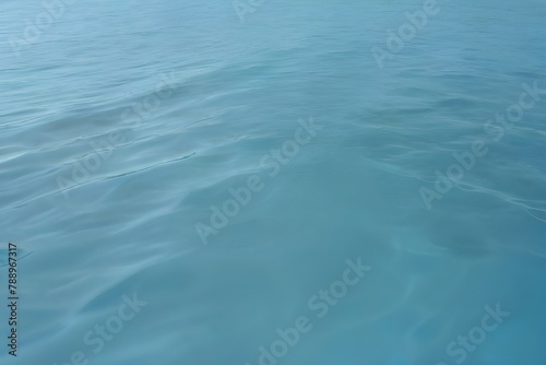 Calm surface of light blue water as a background Generative AI