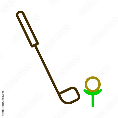 Golf Club and Ball