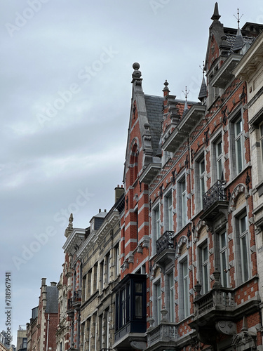 Historical residential house in central Brussels, Belgium © Schneestarre