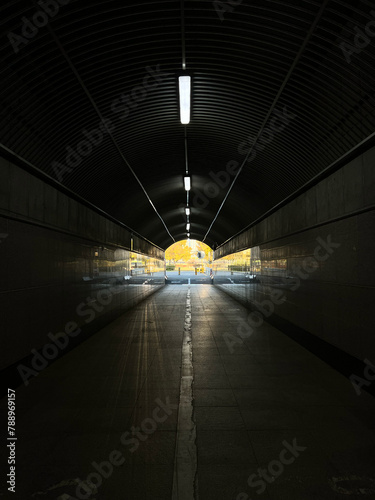 Dark Tunnel towards a park (ID: 788969157)
