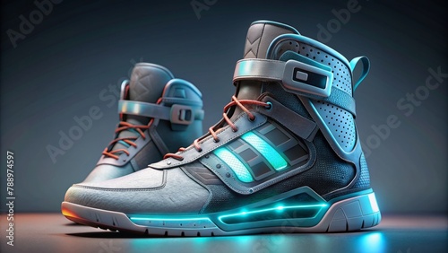 User Cyberpunk-inspired footwear combines futuristic design elements with functional features suitable for urban environments.