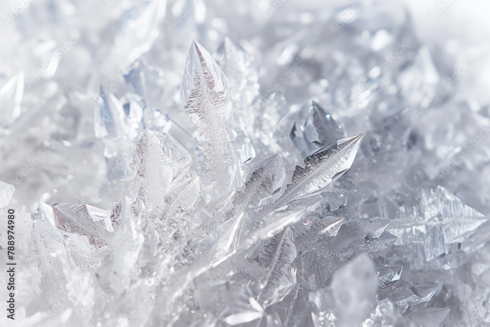 Macro Ice Crystal Detail Macro Ice Crystal Detail
