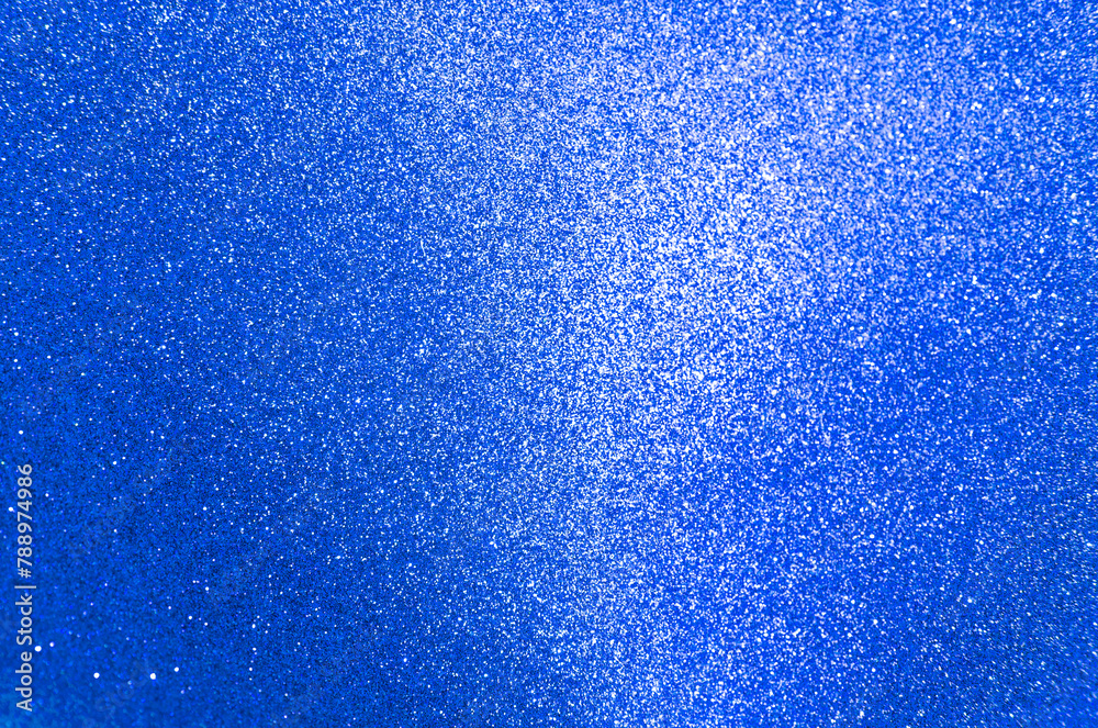 Obraz premium Abstract shiny blue glitter texture background, shiny blue glitter background