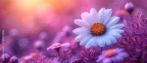 a pink flower that is on a pink blanket