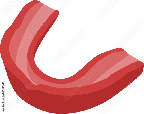 mouthguard cartoon boxing equipment