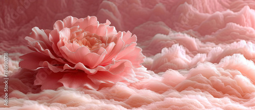 a many pink flowers with water droplets on them