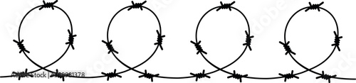 Barbed Wire Illustration