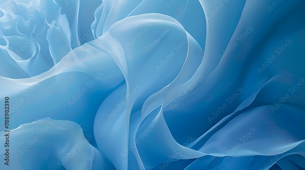 Obraz premium BLUE ILLUSTRATION CONCEPT BACKGROUND WALLPAPER 