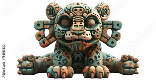 Olmec god Jaguar God (The jaguar was a symbol of strength and power for the Olmecs.)