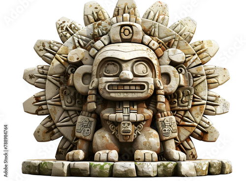 a catalog of Olmec god Fire God (Associated with fire and the sun, this deity was often depicted with flames or with a sun-like symbol.) © ClicksdeMexico