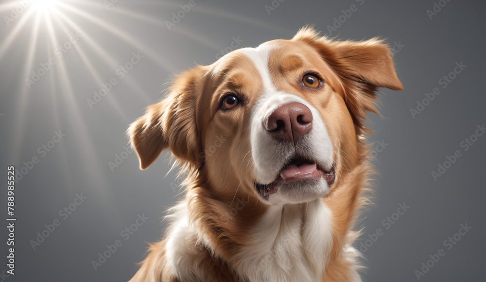 portrait of a dog, ultra detailed
