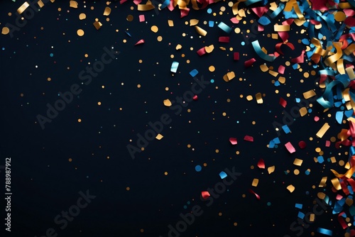 Confetti background, Confetti Wallpaper, a burst of confetti, Celebration Background, Glittering party background, glitter confetti Wallpaper, Party Background, Festive Background, AI Generative