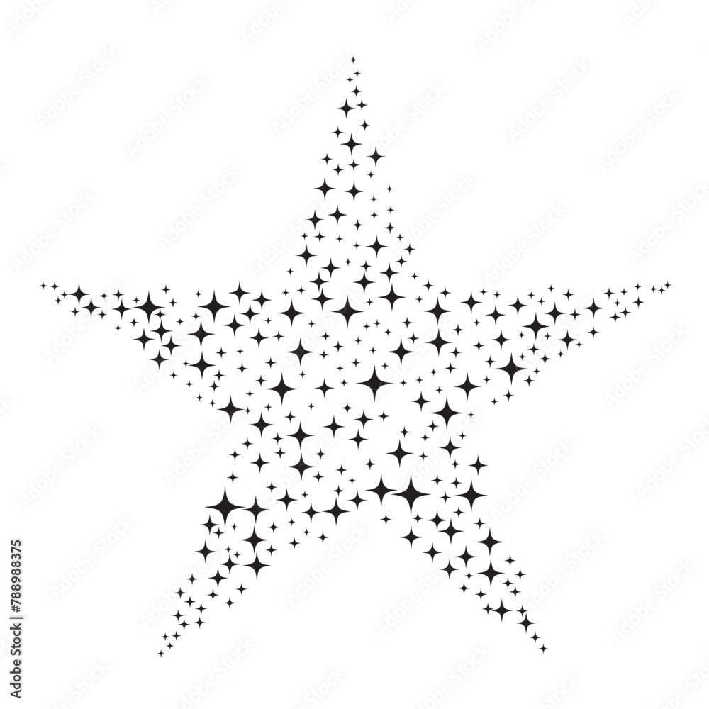Star icon vector with confetti star on a white background. Abstract silhouette of shooting star. Vector star icon design. Illustration of a silhouette of a star, Shooting stars icon vector set. Star icon vector with confetti star on a white background. Abstract silhouette of shooting star. Vector star icon design. Illustration of a silhouette of a star, Shooting stars icon vector set.