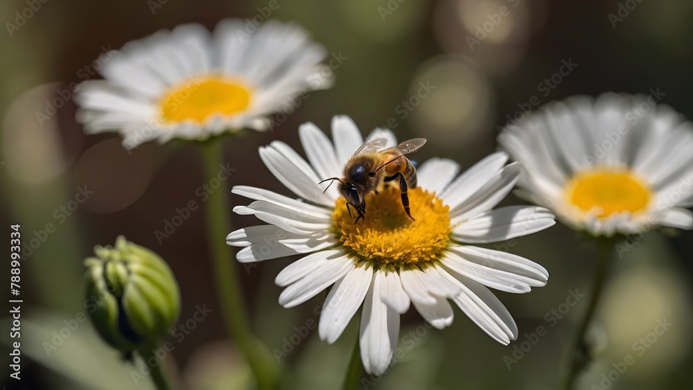 Obraz premium Bee on Flower