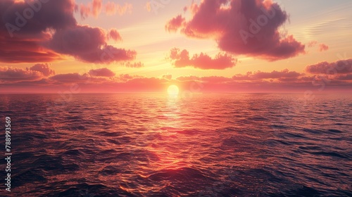 sunrise over the sea #788993569