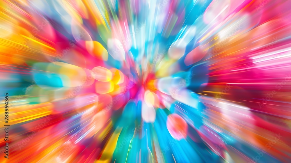 Abstract blurred colorful lights background dynamic image with a variety of bright and vivid colors Abstract blurred colorful lights background dynamic image with a variety of bright and vivid colors
