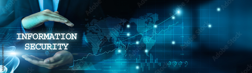 Information security with data encryption. Furthermore, businessmen hold their sensitive business and confidential data with virtual network connection. Advanced technology develops smart solutions. Information security with data encryption. Furthermore, businessmen hold their sensitive business and confidential data with virtual network connection. Advanced technology develops smart solutions.